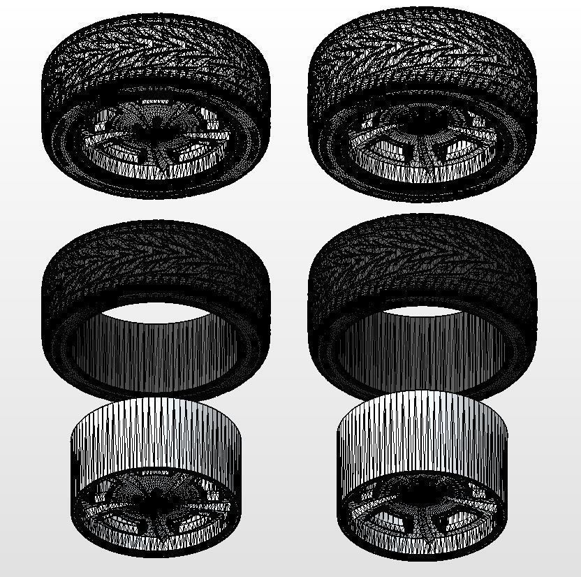 Custom wheels HRBB Twisted Columbus for your scale model 3D print model_17