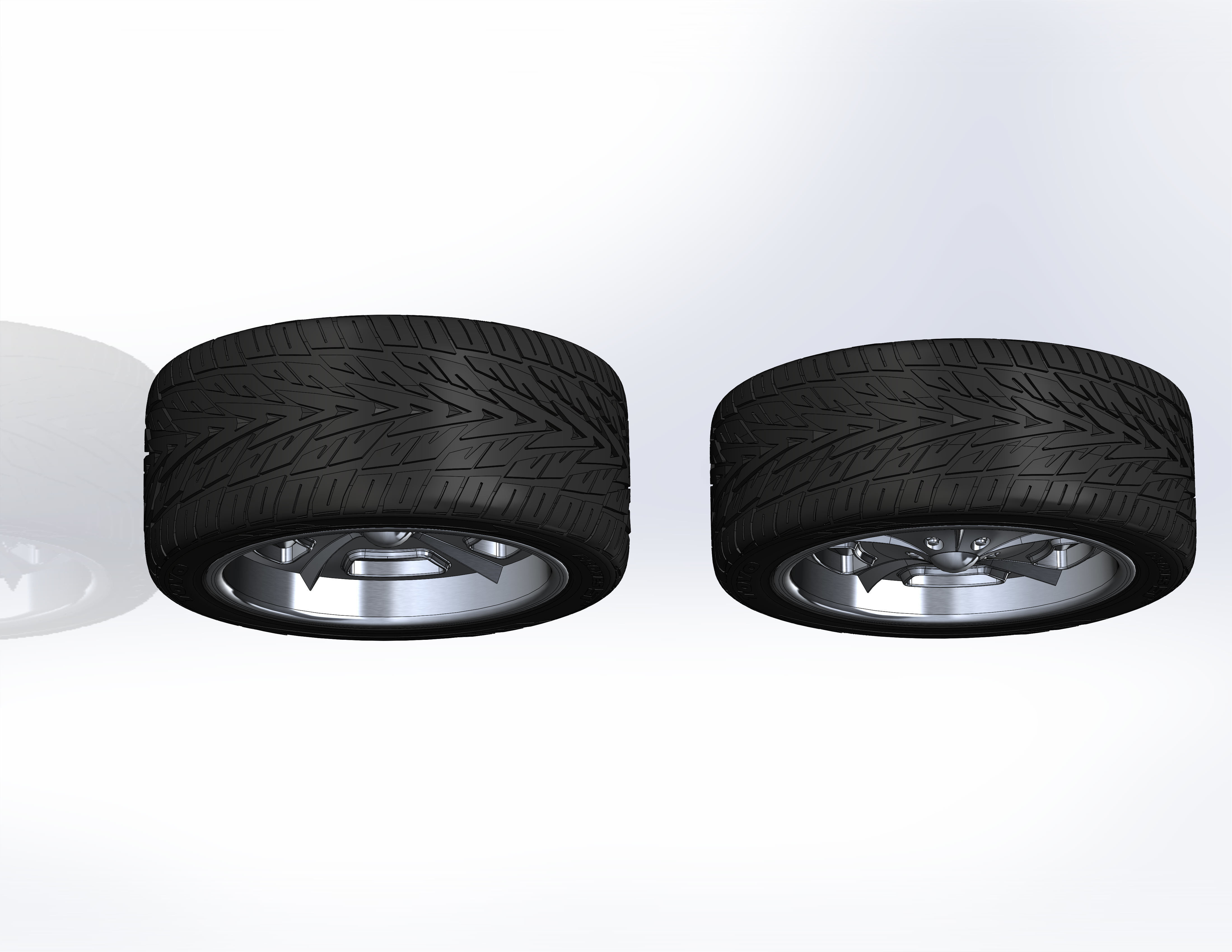 Custom wheels HRBB Twisted Columbus for your scale model 3D print model_5