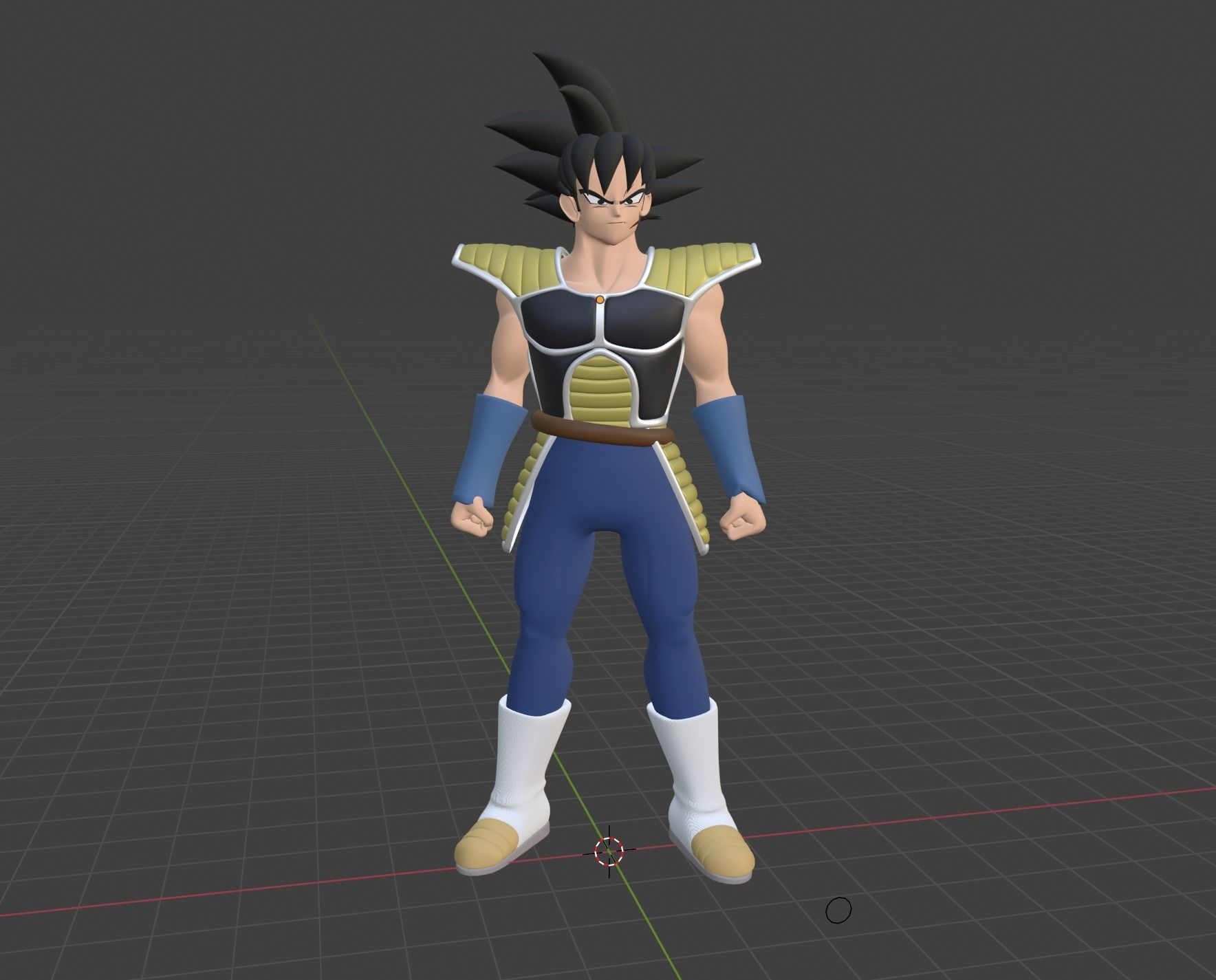 Bardock - Dragonball Super 3D model_3