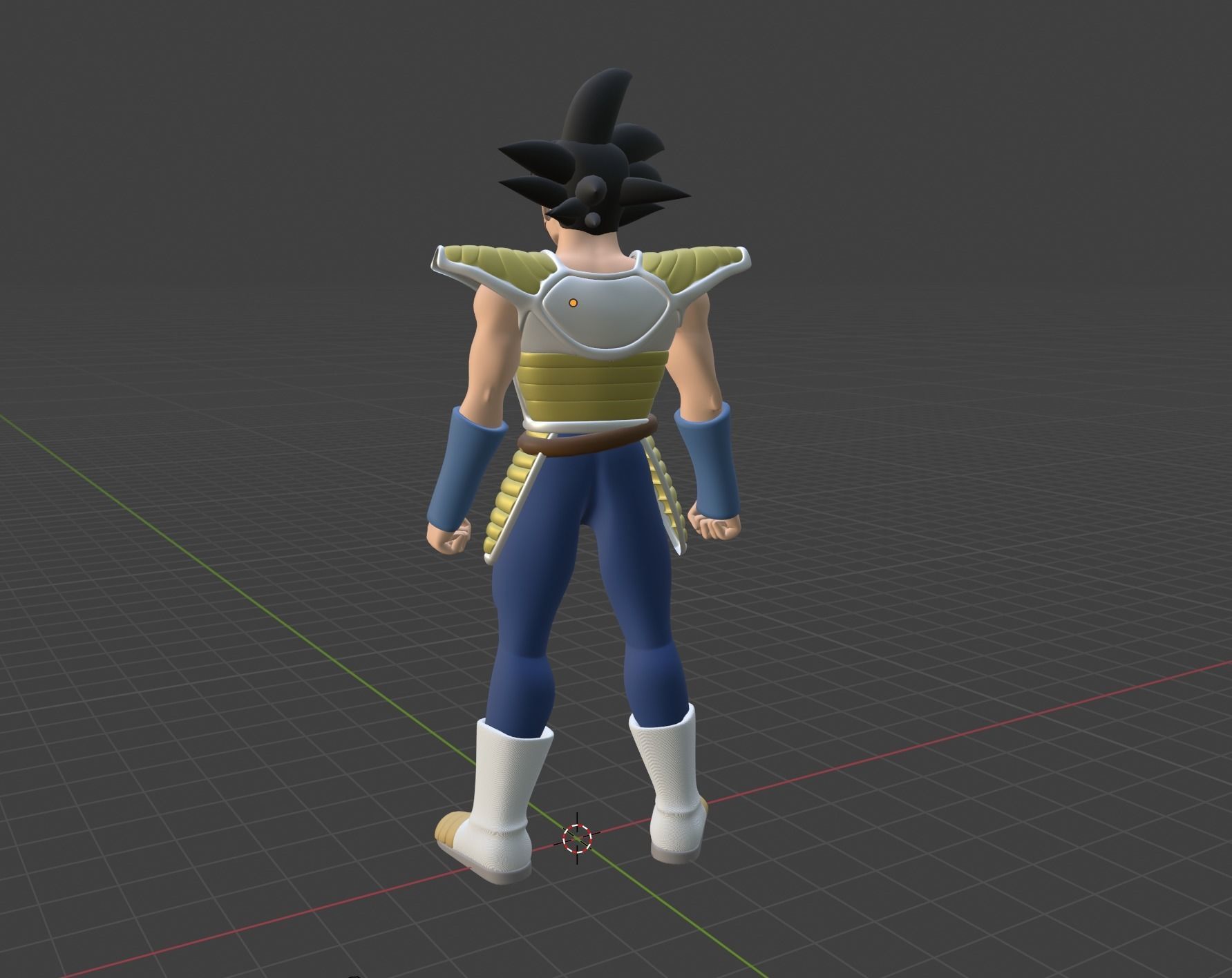 Bardock - Dragonball Super 3D model_5