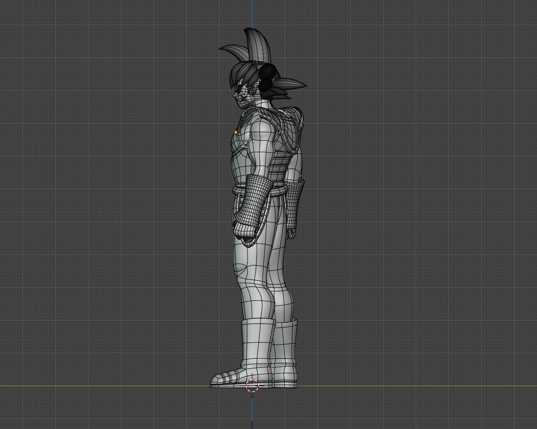 Bardock - Dragonball Super 3D model_9
