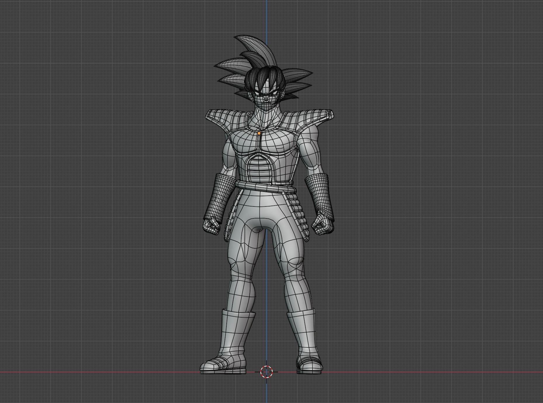 Bardock - Dragonball Super 3D model_8