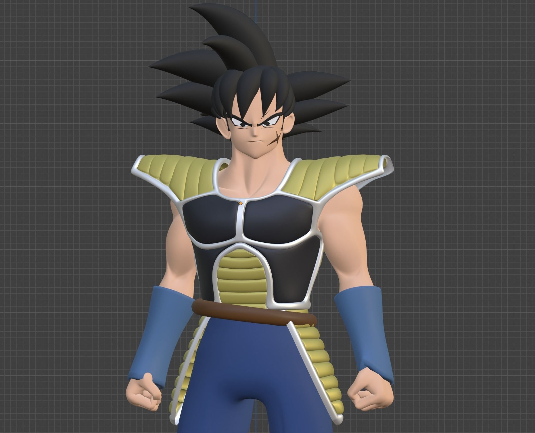Bardock - Dragonball Super 3D model_7