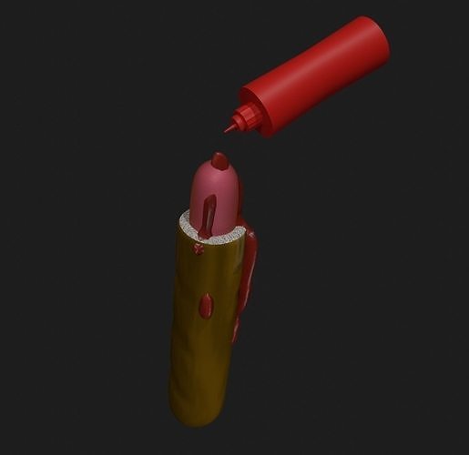 Hot-dog  3D model