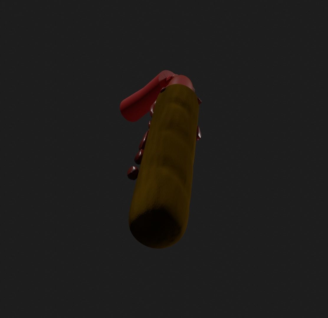 Hot-dog  3D model_2