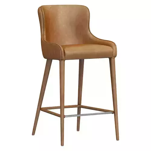 Restoration Hardware Nicola Slope Dolce Faux Counter Stool