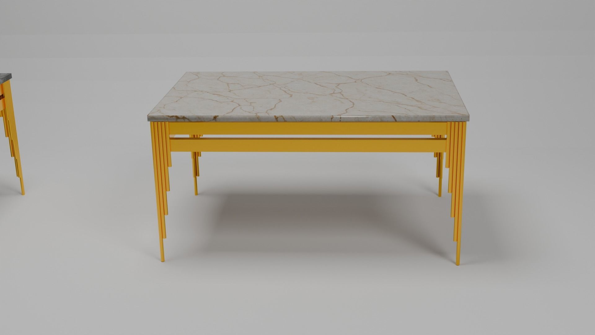 Loft style coffee table 3D model_1