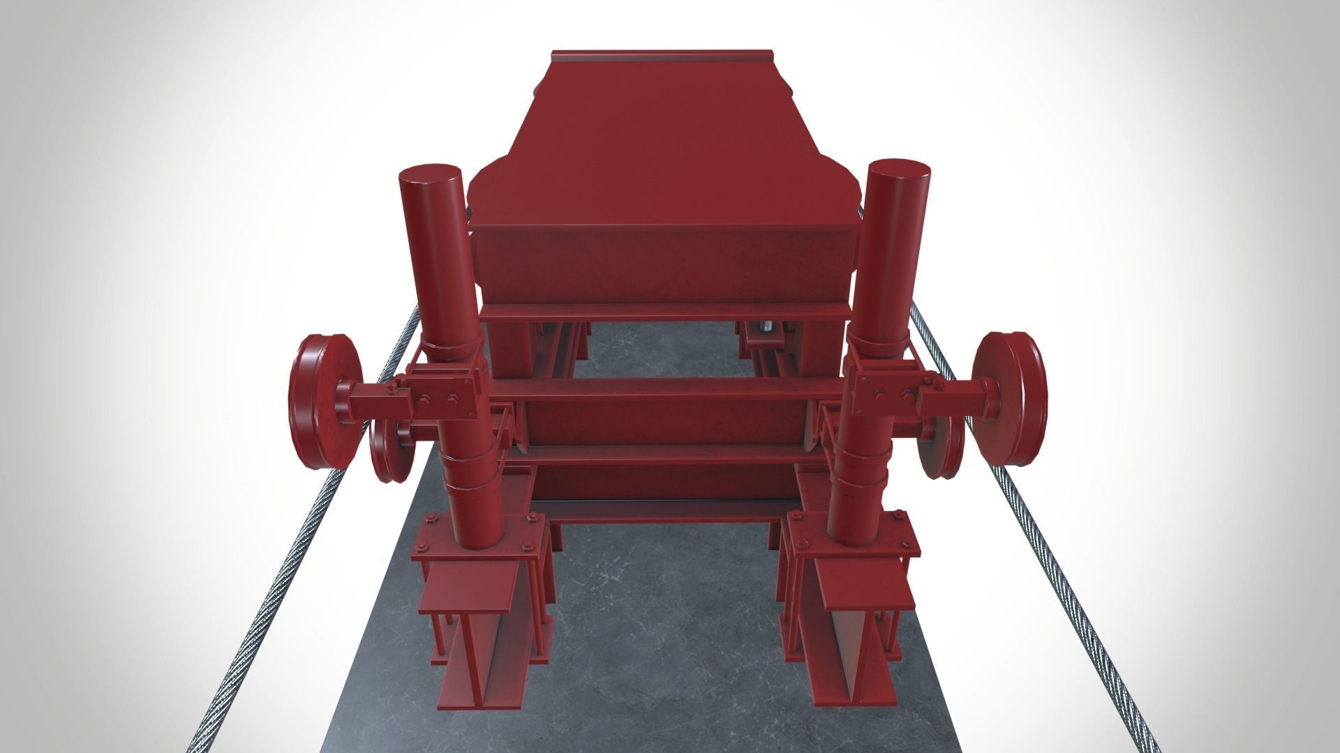 Wire Pulling Machine 3D model_10