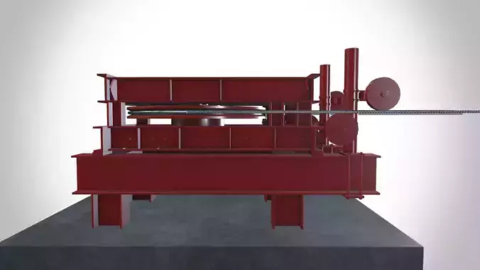 Wire Pulling Machine 3D model