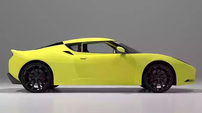 Lotus Cars Low-poly 3D model