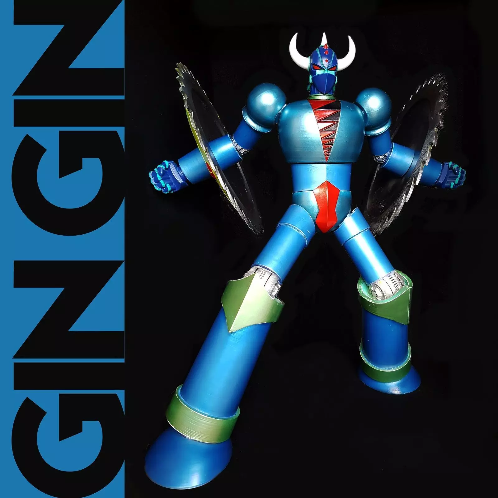 Gin Gin saucer beast from Grendizer 3D print model_0