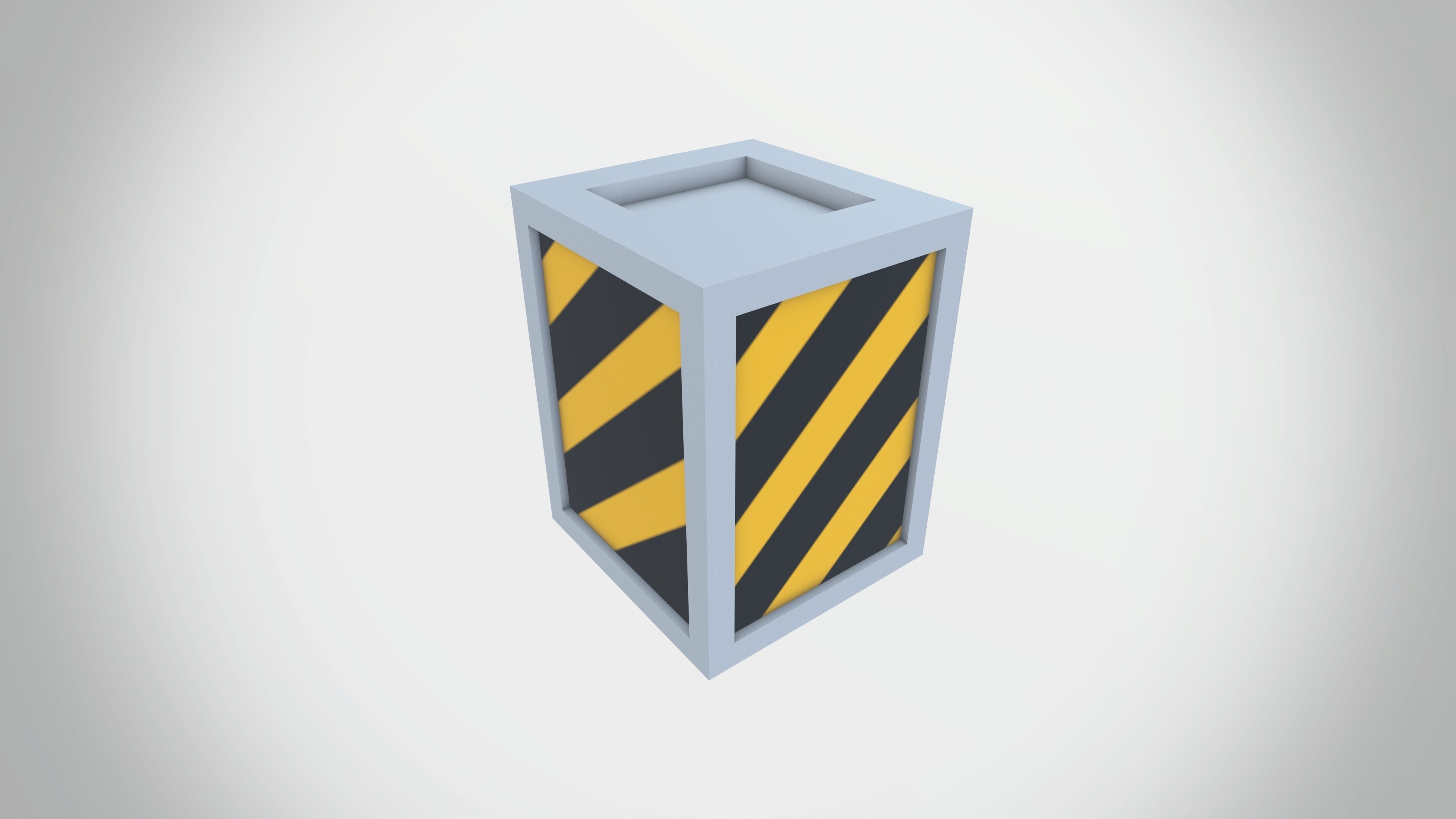 Beam Base Low-poly 3D model_3