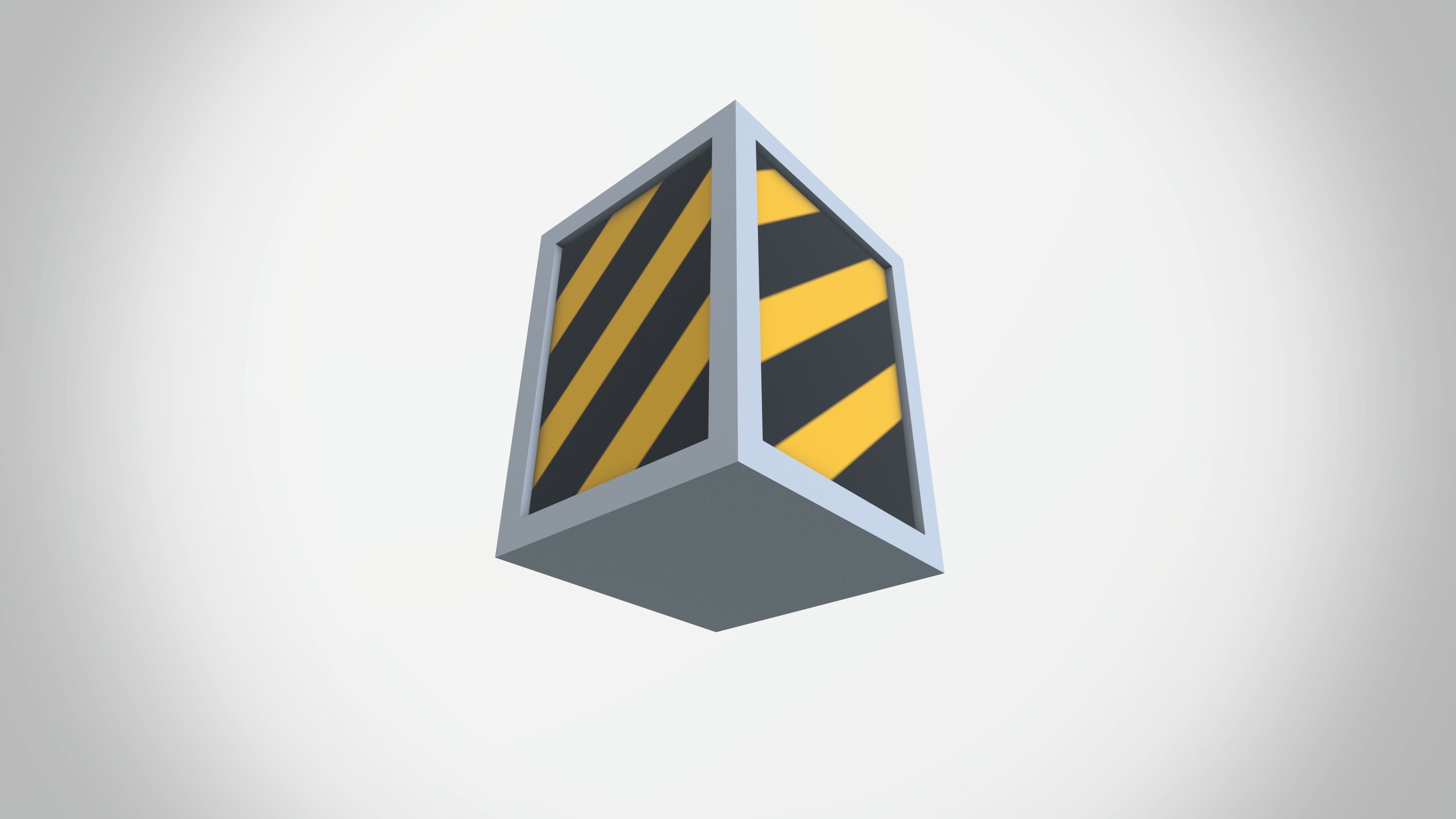 Beam Base Low-poly 3D model_5