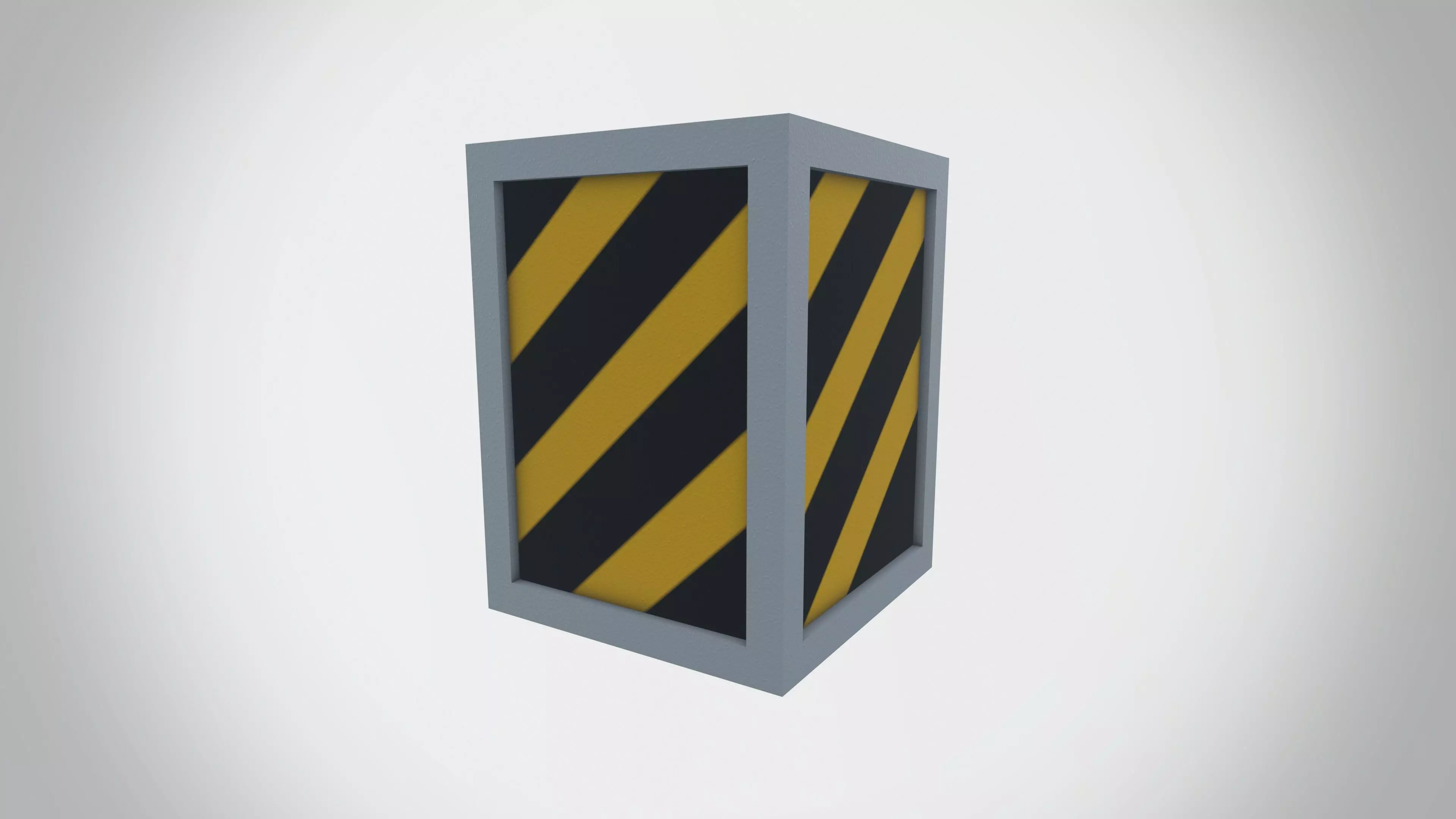 Beam Base Low-poly 3D model_0