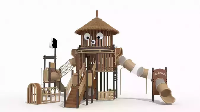 Scarecrow Theme Park 3D model