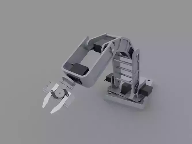 Robot grabber claws 3D model