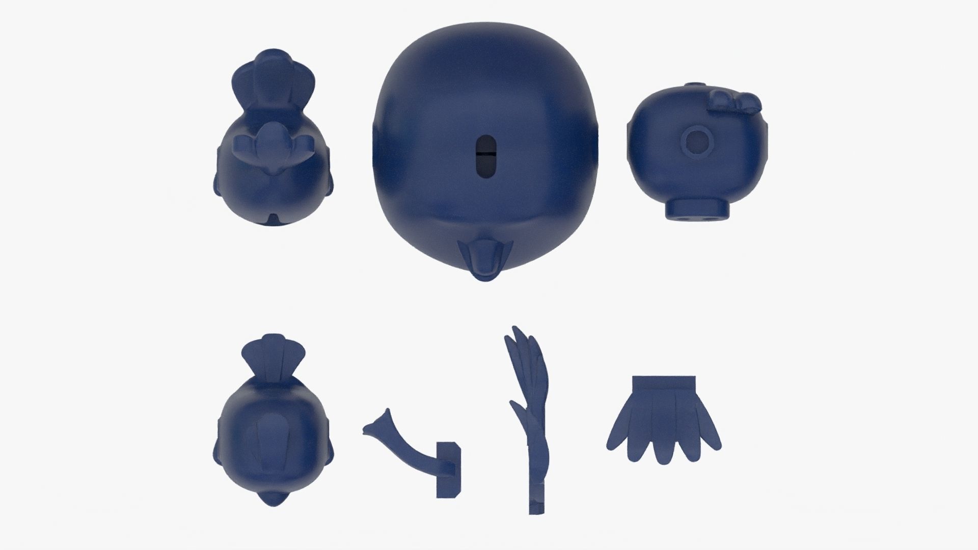 Lego Birds 3D model_11