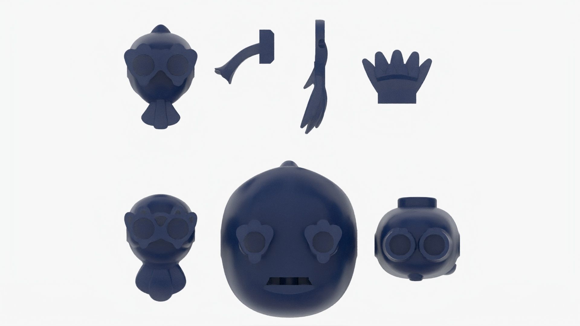 Lego Birds 3D model_12