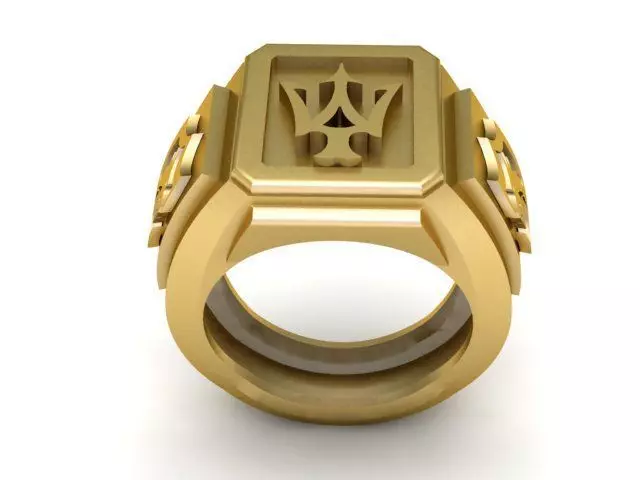 Hip Hop Men Fashion italian Ring 3d Printable Model 3D print model