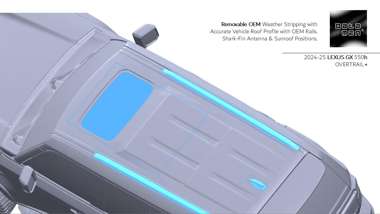 2024 2025 TOYOTA Land Cruiser PRADO LC250 3D Scan Surface Data 3D model_14