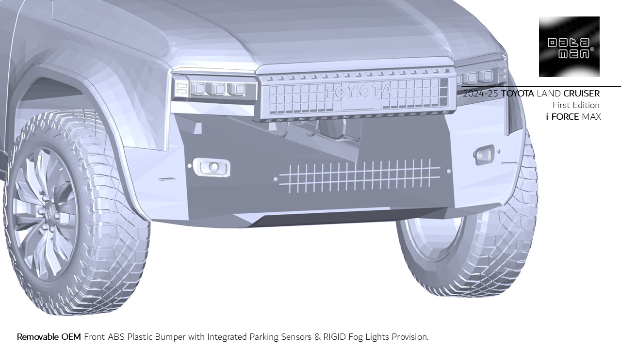 2024 2025 TOYOTA Land Cruiser PRADO LC250 3D Scan Surface Data 3D model_22