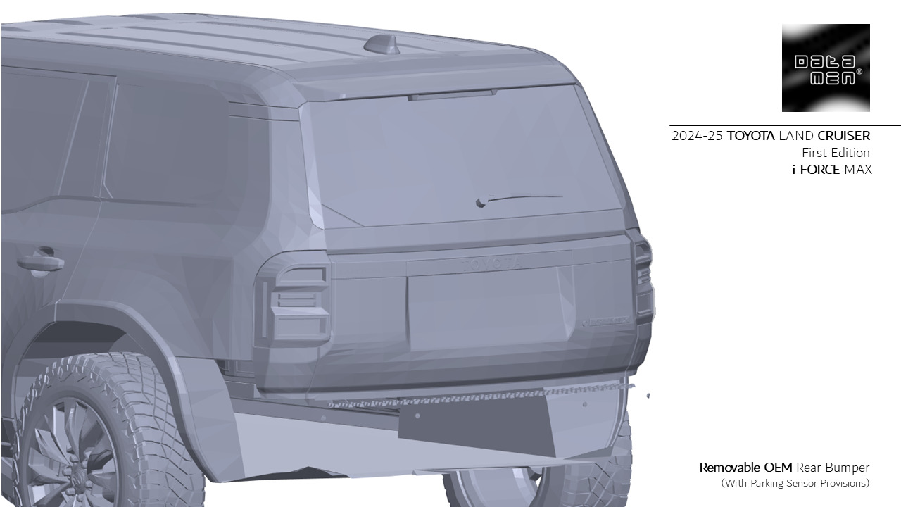 2024 2025 TOYOTA Land Cruiser PRADO LC250 3D Scan Surface Data 3D model_25