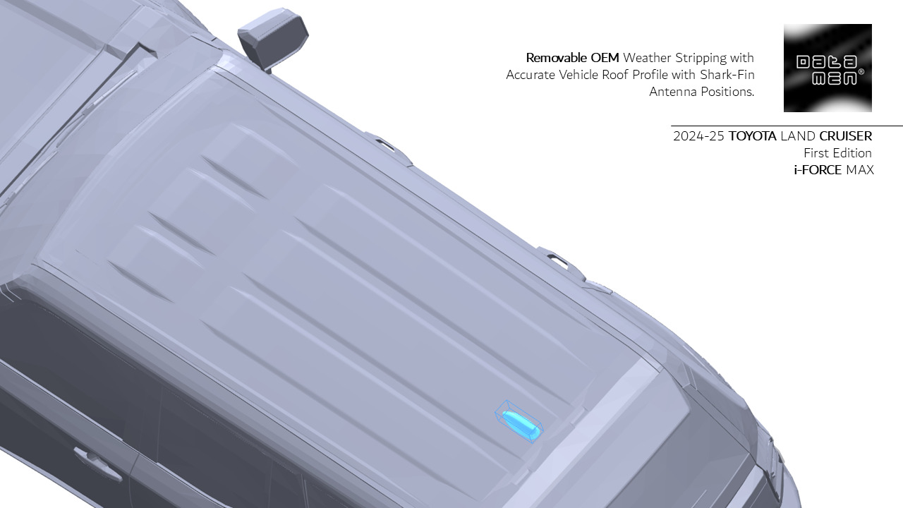 2024 2025 TOYOTA Land Cruiser PRADO LC250 3D Scan Surface Data 3D model_13