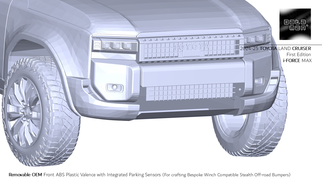 2024 2025 TOYOTA Land Cruiser PRADO LC250 3D Scan Surface Data 3D model_20