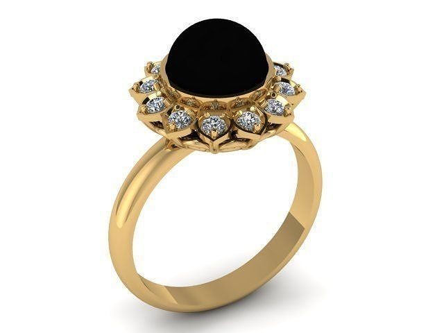Luxury Wedding Ring 3d Printable Model 3D print model