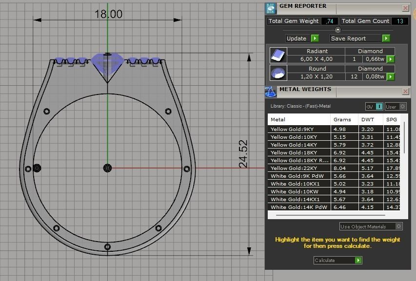 Ring with stones Printing Model 3D print model_9