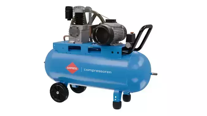 Air compressor 3D model