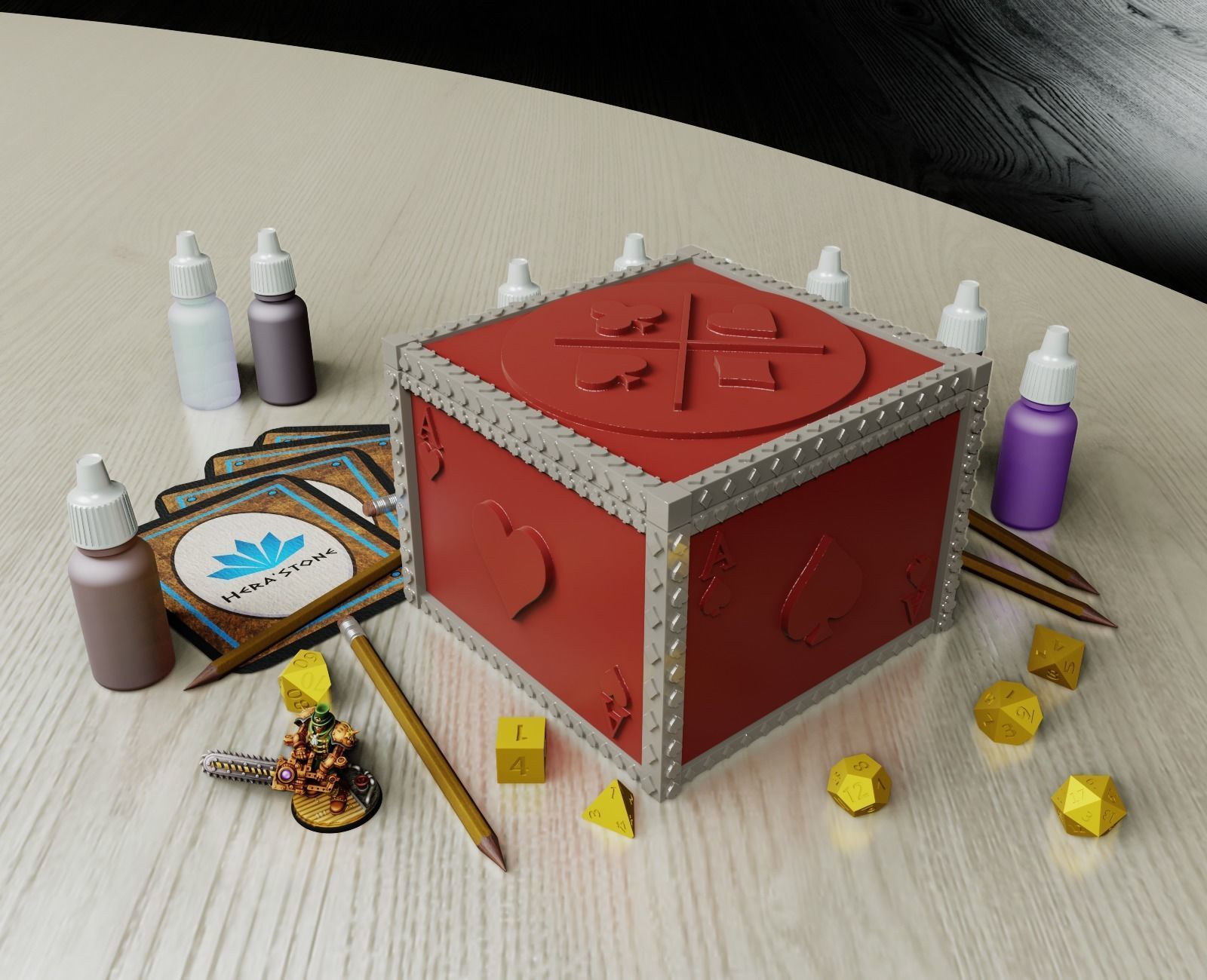 Cards organizer 3D print model_1