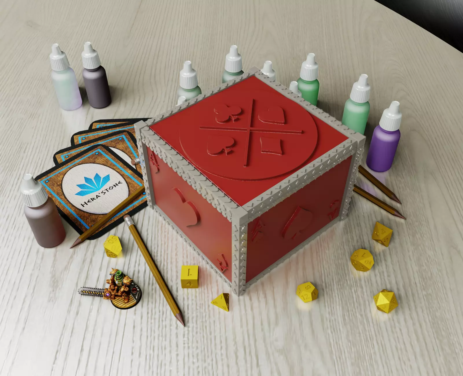 Cards organizer 3D print model_0