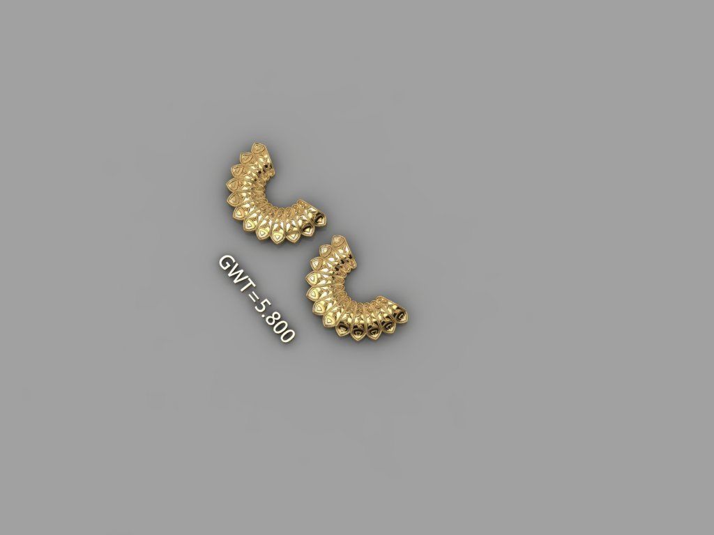 FASION EARING 3D model_2