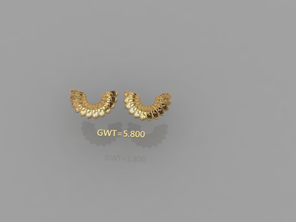 FASION EARING 3D model_4