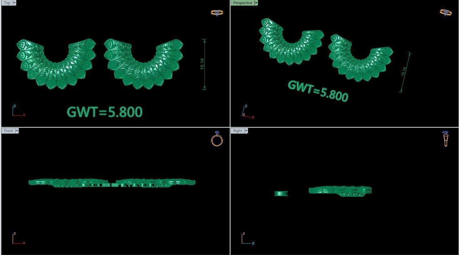 FASION EARING 3D model_3