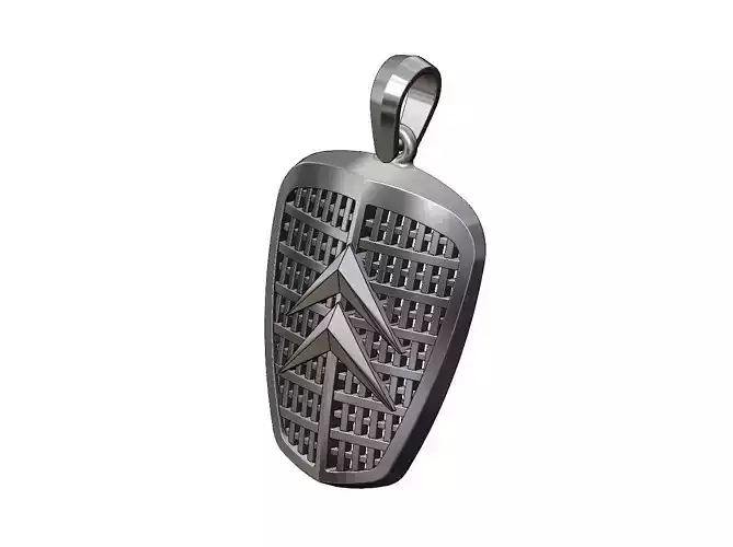 French automotive logo and grill pendant charm
