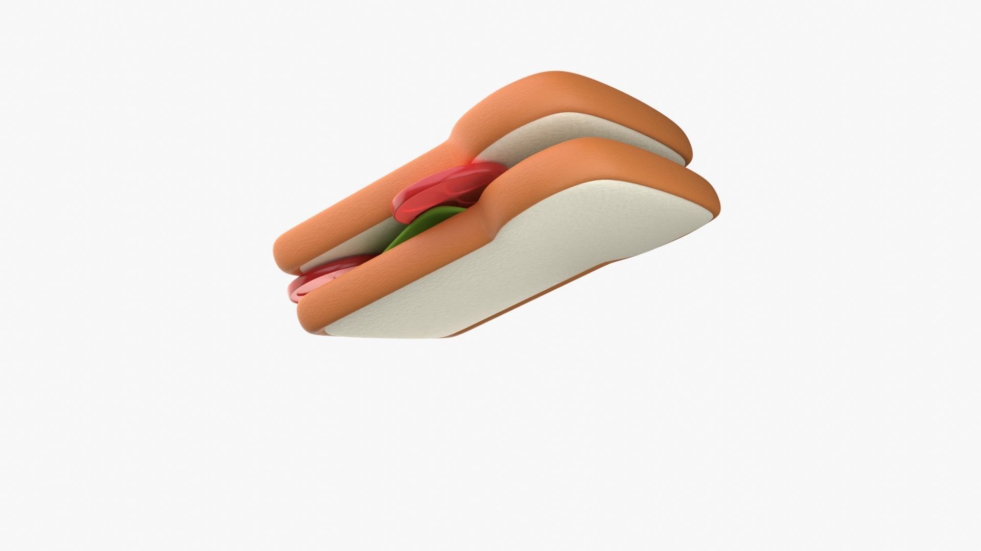 Sandwich 3D model_5