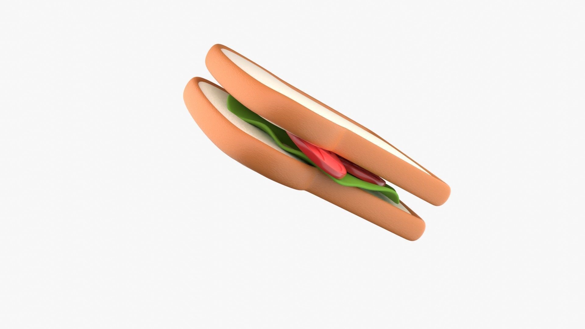 Sandwich 3D model_14