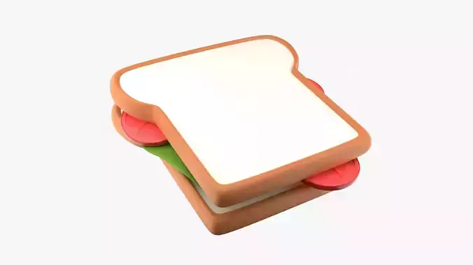 Sandwich 3D model