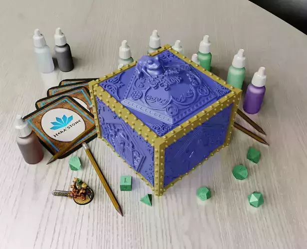 Choco frogs organizer 3D print model