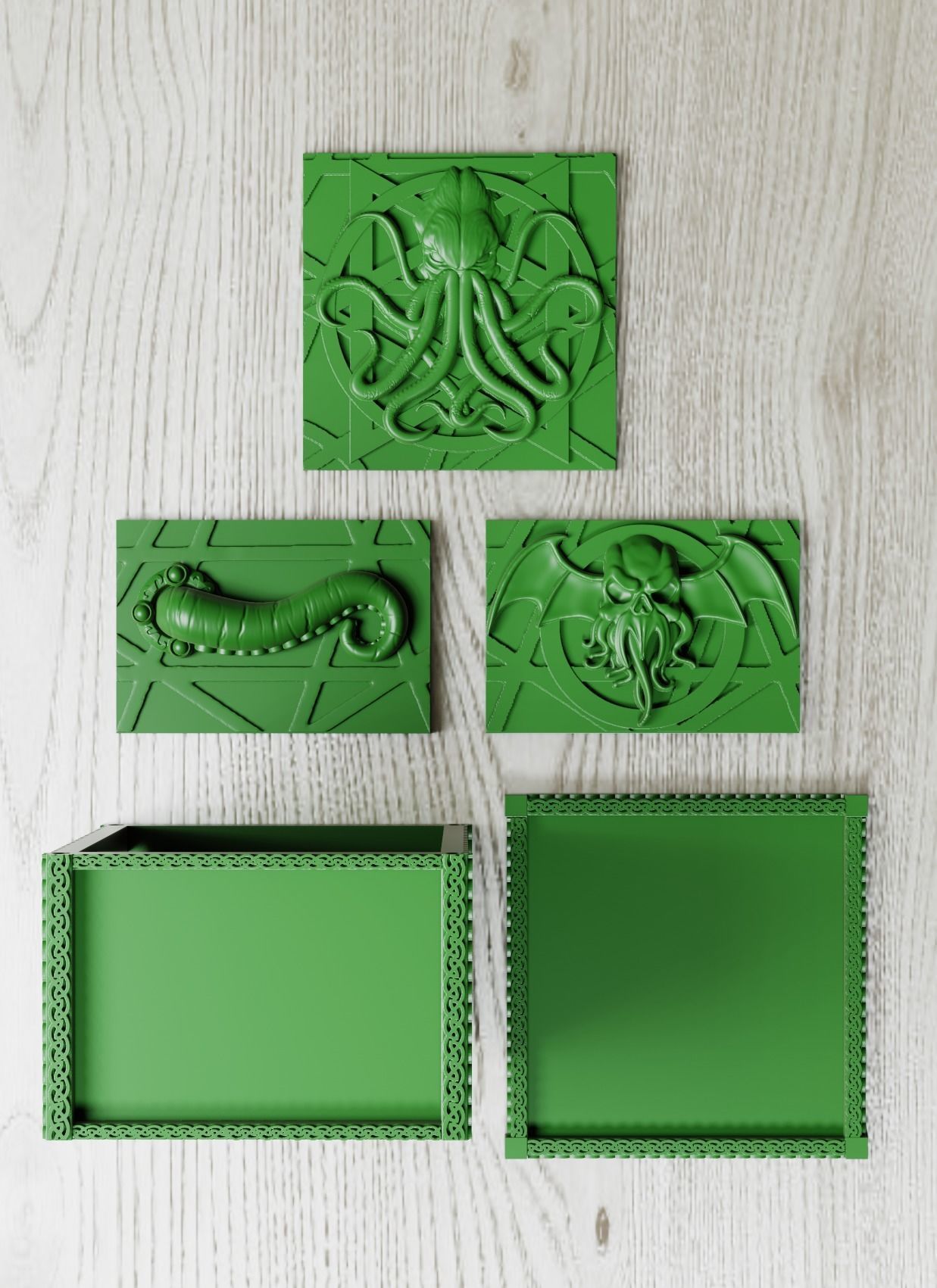 Chtulhu organizer 3D print model_2