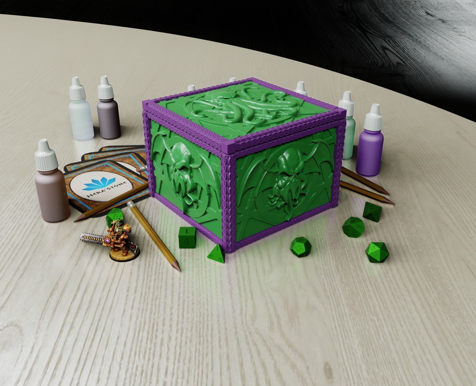 Chtulhu organizer 3D print model_1