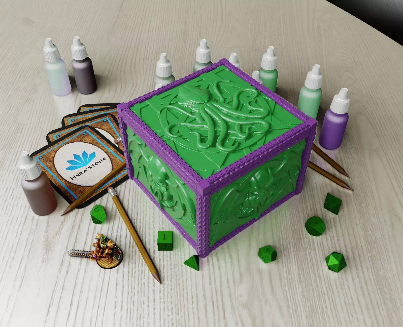 Chtulhu organizer 3D print model_0
