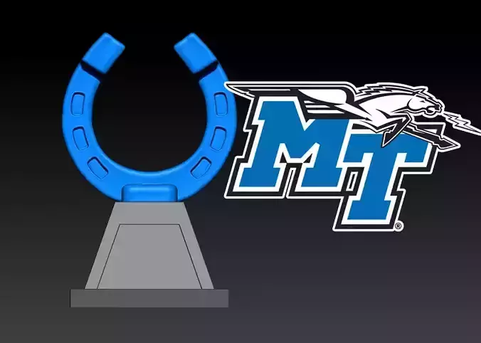 NCAA - MIDDLE TENNESSEE STATE UNIVERSITY STATUE - DECOR 3D print model