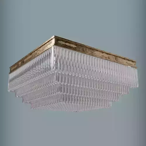 Crystal Square Ceiling Chandelier