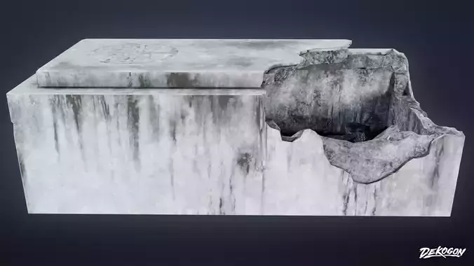 CEMETERY - Grave 01 - LOW POLY