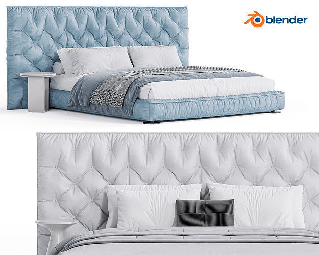 Full Moon Bed by Bonaldo 3D model