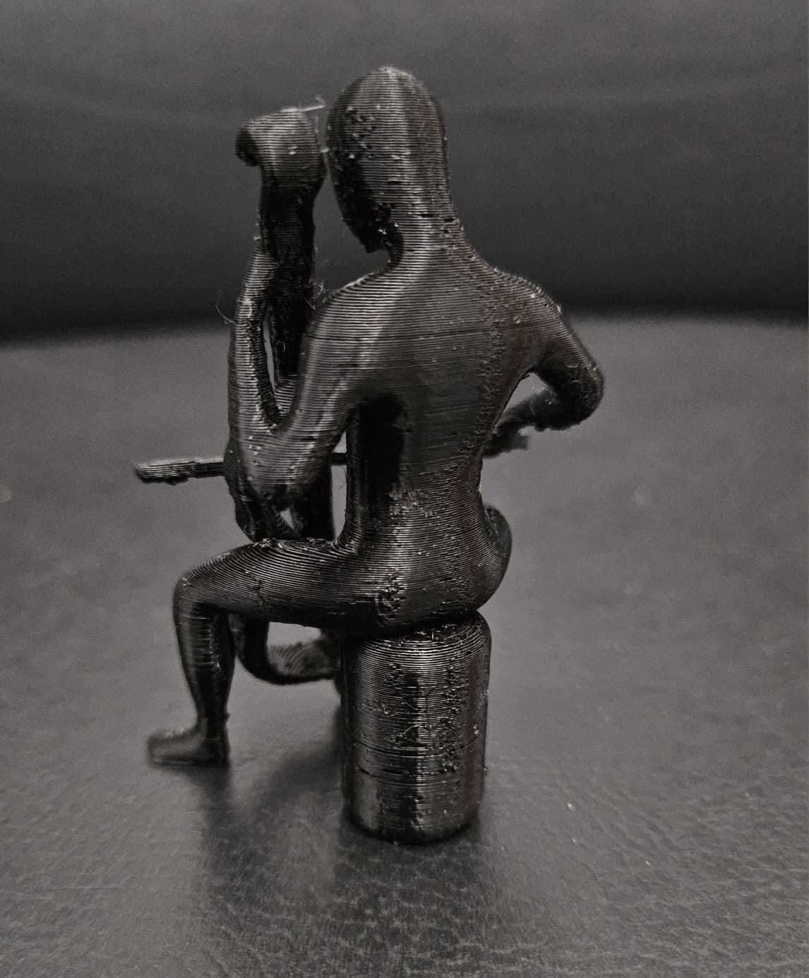 Cello Statue 3D print model_11