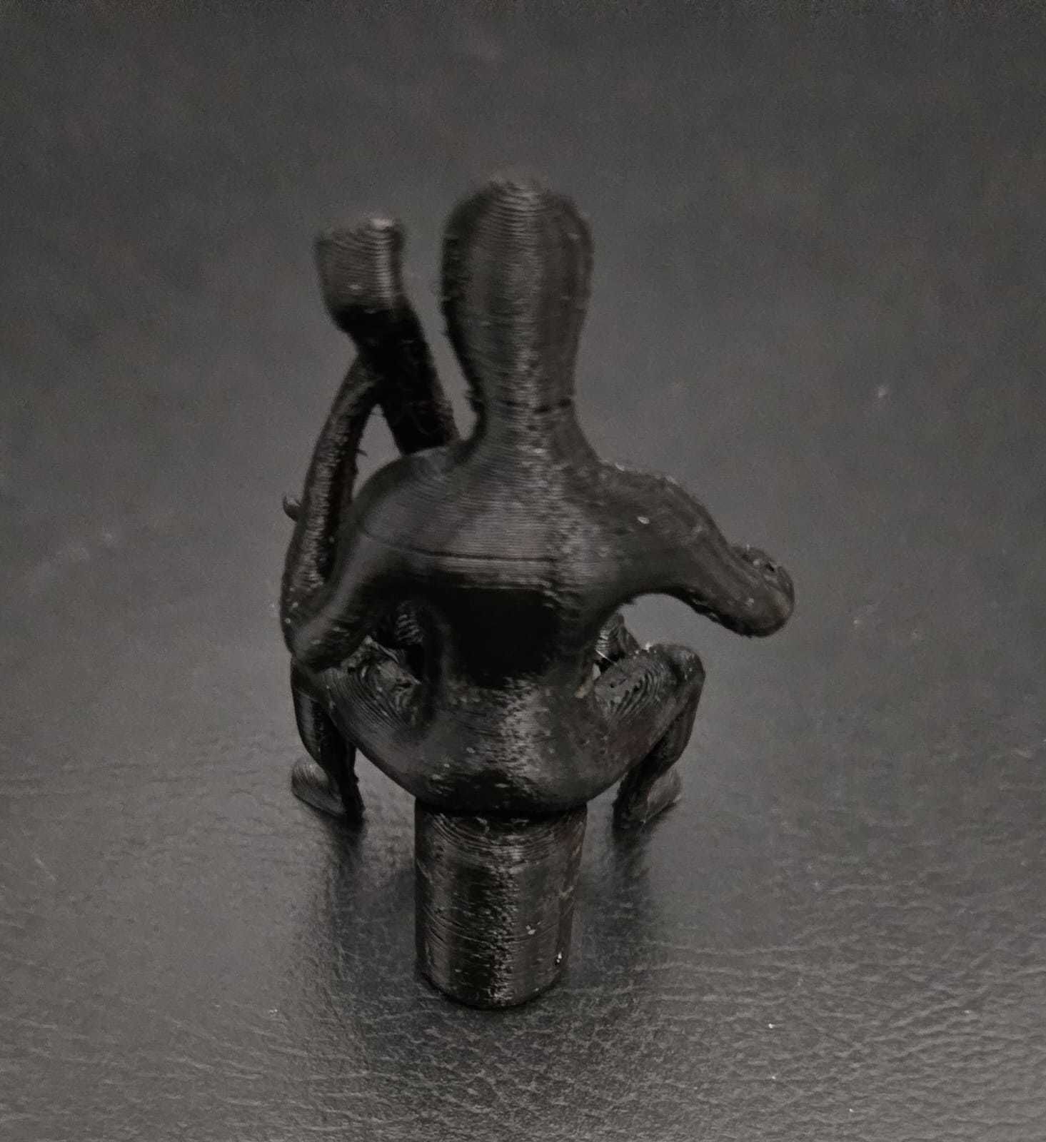 Cello Statue 3D print model_10